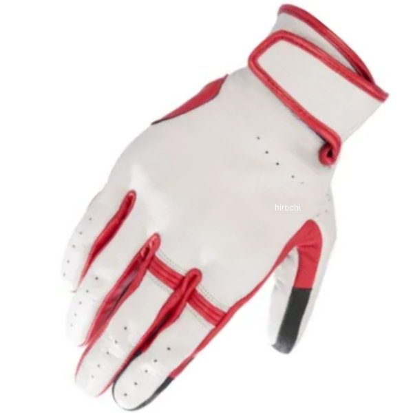 春夏モデル DYNO レザーグローブ エクリュルビーレッド Lサイズ