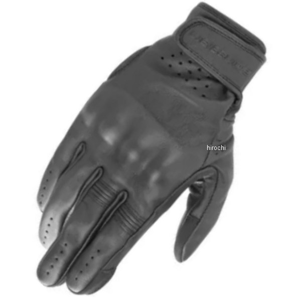 春夏モデル DYNO レザーグローブ 黒/黒 Sサイズ