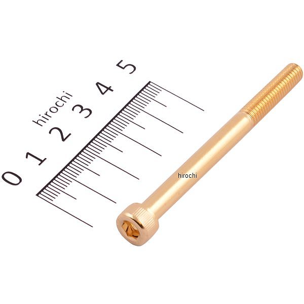 ステンレスキャップボルト 24Kメッキ M6x70 1個入り