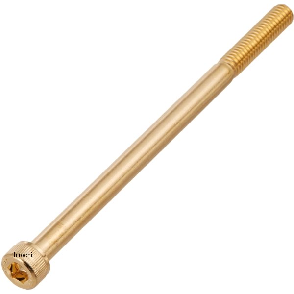 ステンレスキャップボルト 24Kメッキ M6x100 1個入り