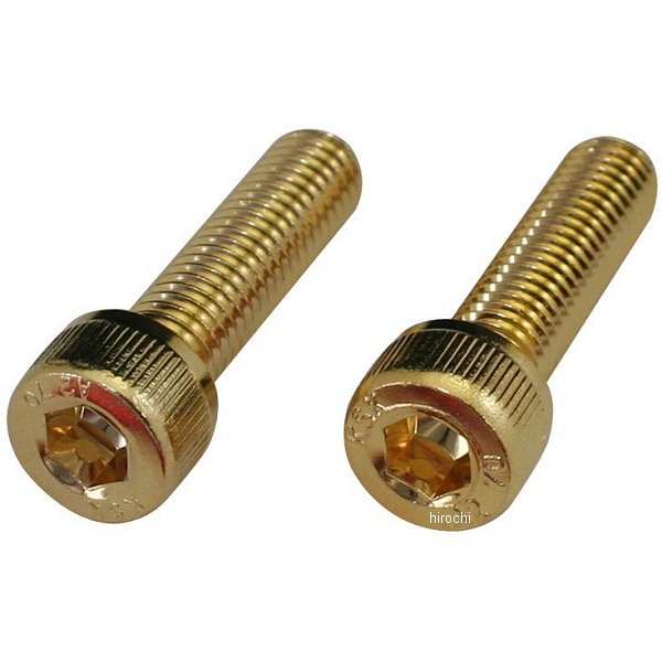 ステンレスキャップボルト 24Kメッキ M8X20 2本入り