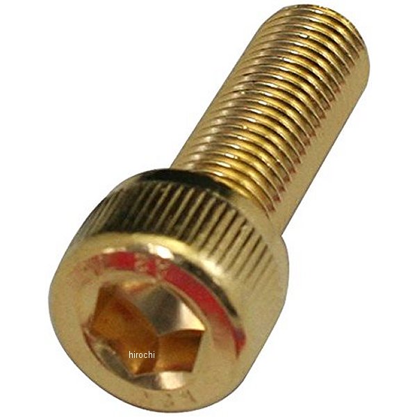 ステンレスキャップボルト 24Kメッキ M10X30 1本入り