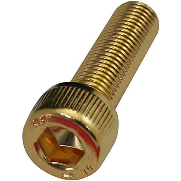 ステンレスキャップボルト 24Kメッキ M10X35 1本入り