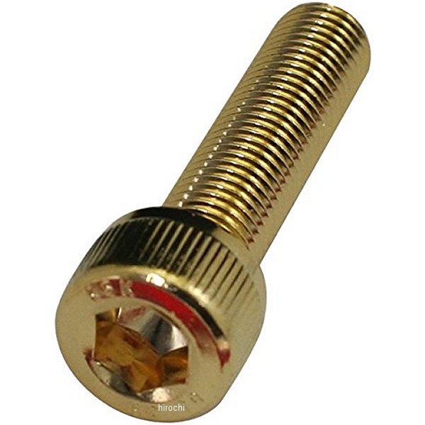 ステンレスキャップボルト 24Kメッキ M10X40 1本入り