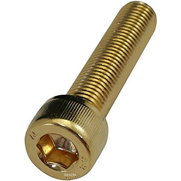ステンレスキャップボルト 24Kメッキ M10X45 1本入り