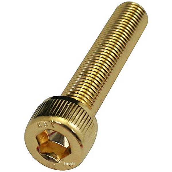 ステンレスキャップボルト 24Kメッキ M10X50 1本入り