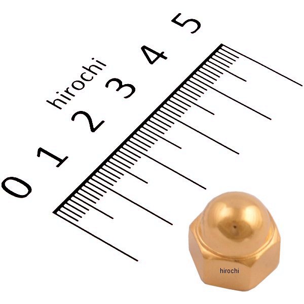 SUS304 袋ナット M10 P1.25 24Kメッキ 1個入り