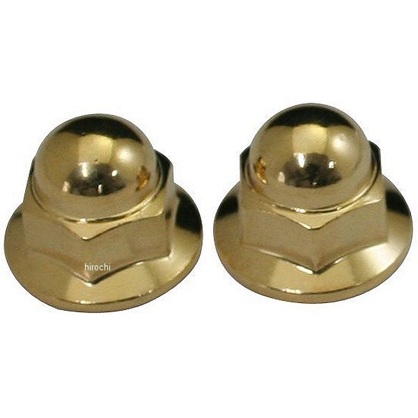 ステンレスフランジ付き袋ナット 汎用 M8 P1.25 24Kメッキ 2個入り