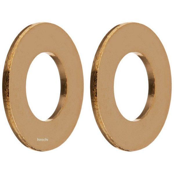 平ワッシャー 汎用 24Kメッキ ステンレス M6 ゴールド 2個入り