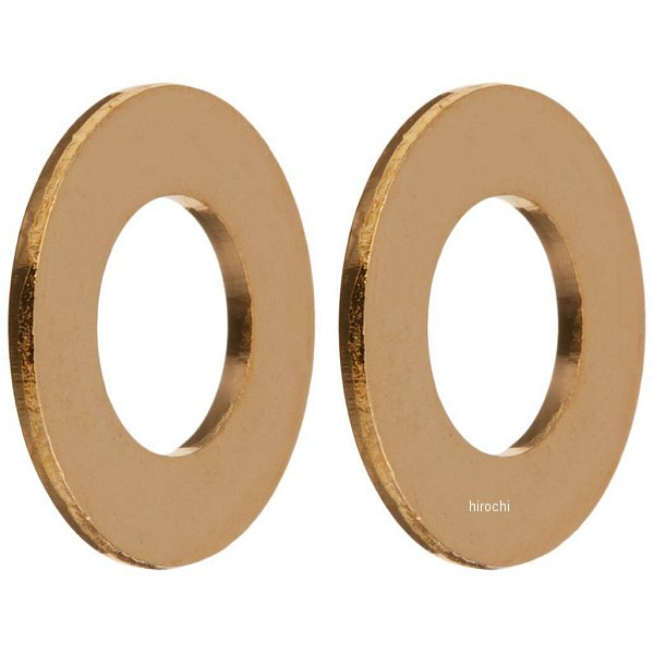 平ワッシャー 汎用 24Kメッキ ステンレス M8 ゴールド 2個入り
