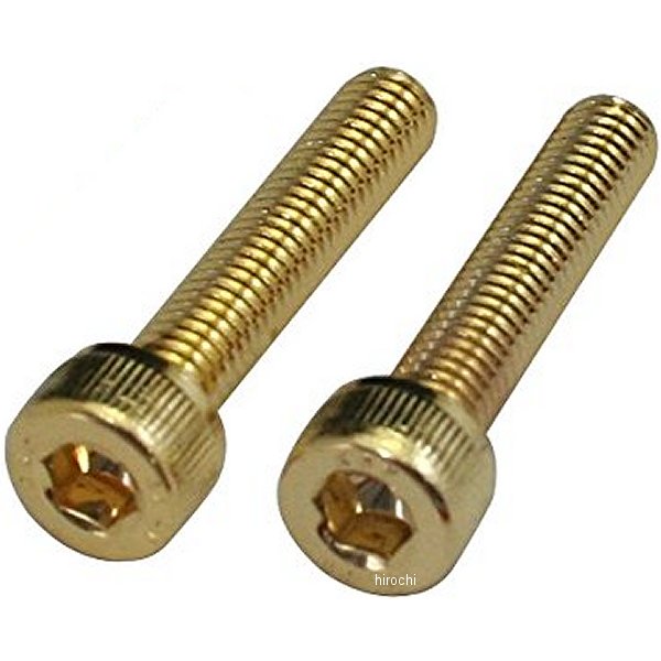 ステンレスキャップボルト 24Kメッキ M5X25 2本入り