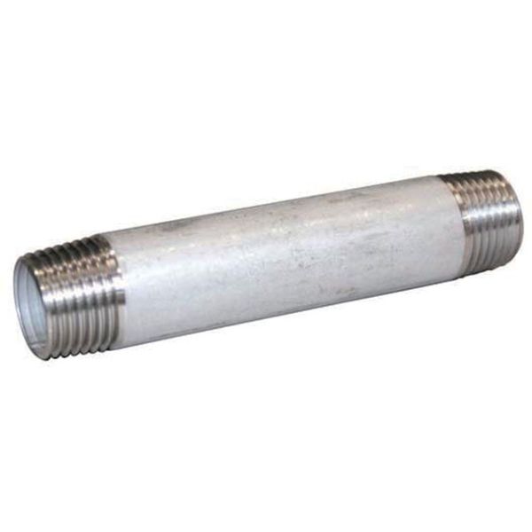 SUSRNIL 812-8005  ステンレス 両長ニップル 3/8X125mm