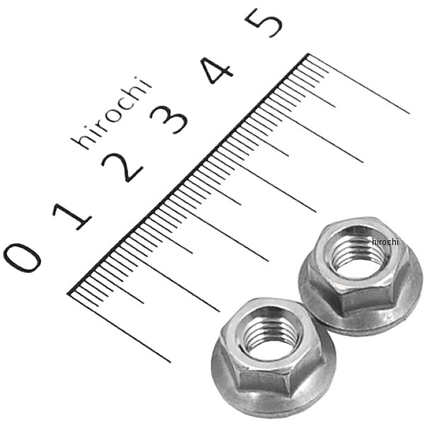 STDステンレスフランジ付ナット M8 P1.25 2個入り