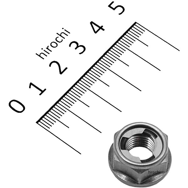 SUS304 フランジ付きロックナット M10 P1.25 STD 1個入り