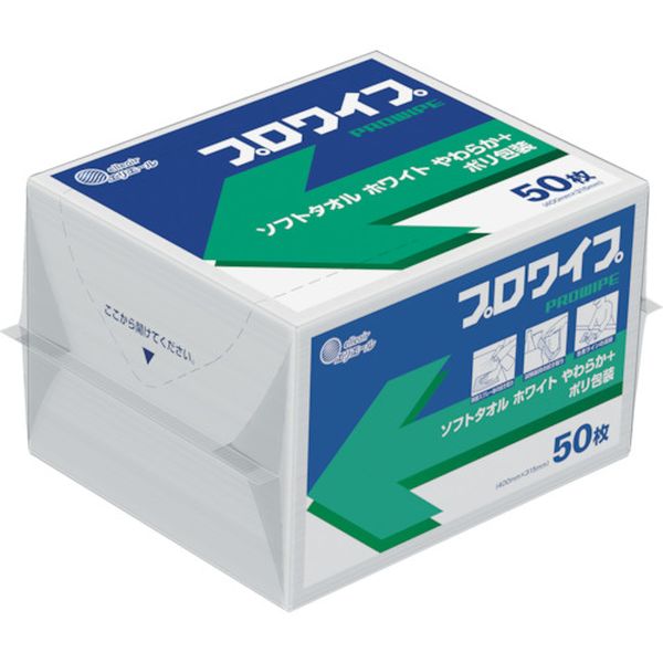 エリエールビジネスサポート エリエール プロワイプ ソフトタオルホワイトやわらか＋ ポリ包装