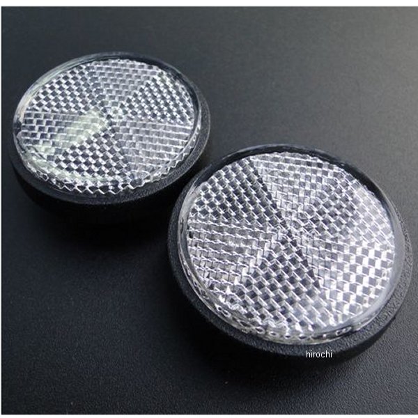 フレーム取付用反射板×2個セット 79年-82年 Z400FX クリア