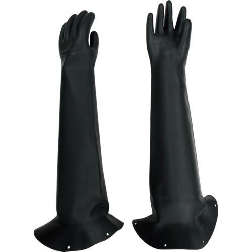 ブラスト用手袋 (フランジ付)