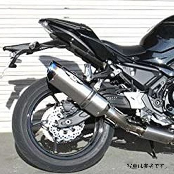 補修用サイレンサー ナサートエボリューション TYPE2 T2 17年以降 Ninja650、Z650 メタルブラック
