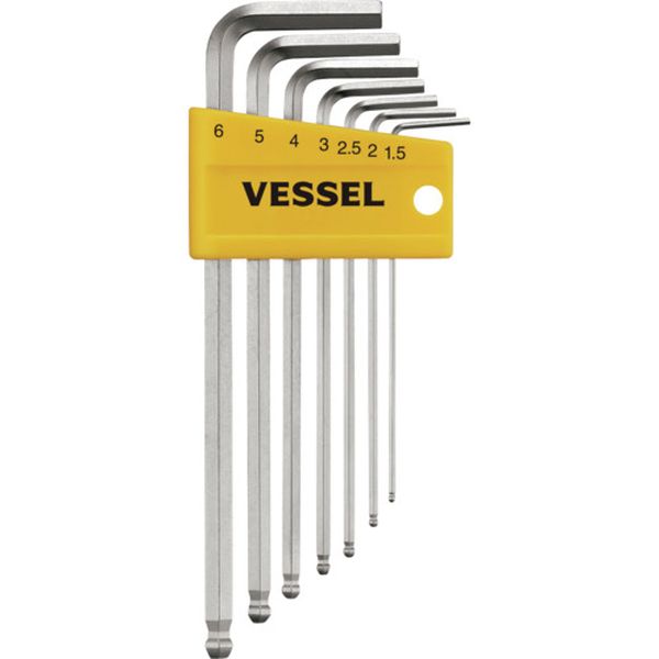 610-6805   本締めボールポイントレンチ 7本組