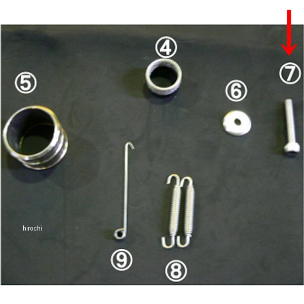 サイレンサー取り付けボルト Ninja250SL