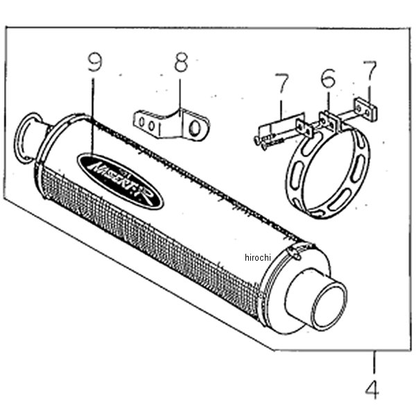サイレンサー ジョイントステー ZEPHYR-X