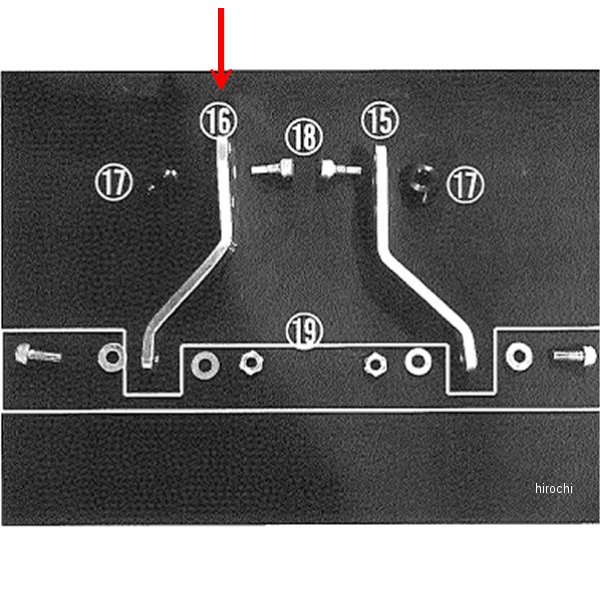 サイレンサー取り付けステー T2(L) ZEP11