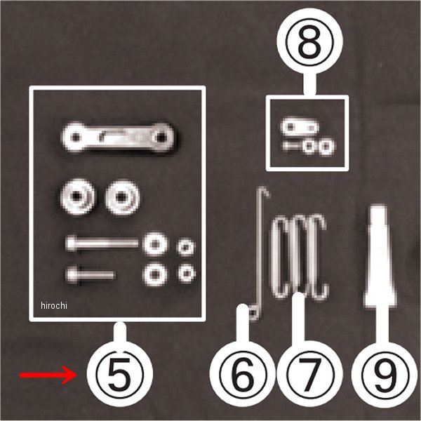 サイレンサー取り付けステーセット H2 SX