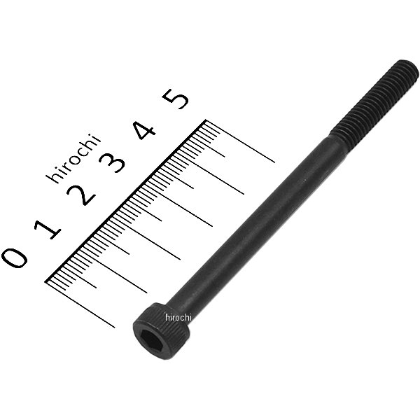 ステンレスキャップボルト STDタイプ M6x80 P1.0 1個入り 黒