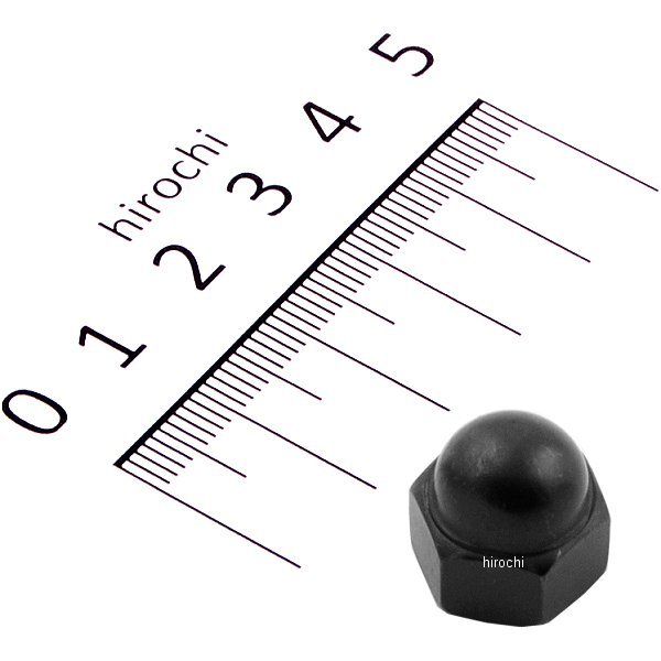 ステンレス袋ナット M10 P1.25 スタンダードタイプ 1個入り 黒