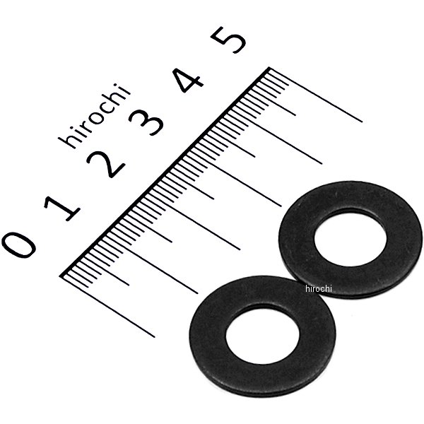 ステンレス平ワッシャ M10 スタンダードタイプ 2個入り 黒