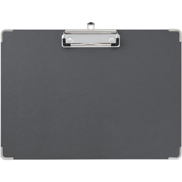 8335BK 145-2852  JIM 用箋挟み A4 黒 長辺とじ 収納約30枚