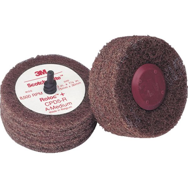 ROLOCCPD5AM3IN  ロロック CPD5 75mm ＃180相当 茶 10個入り