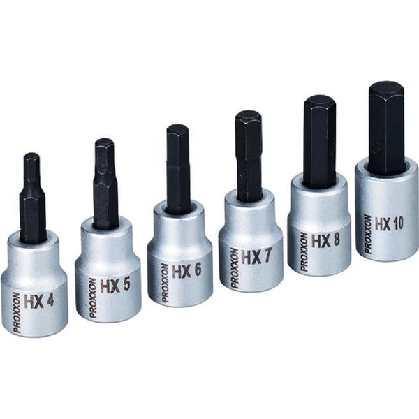 232-1209  ヘックスビットソケット6点セット 3/8”