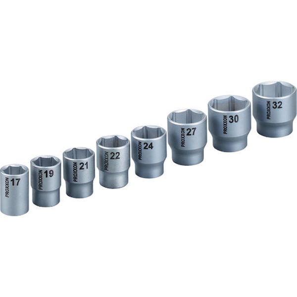 232-1172  ソケット8点セット(6角タイプ)1/2”