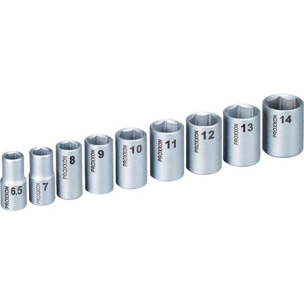 232-1215  ソケット9点セット(6角タイプ)1/4”