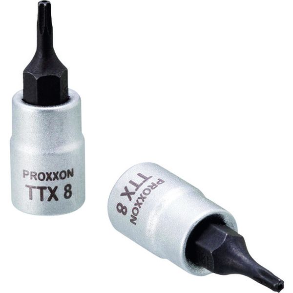 トルクス［［R下］］ビットソケット いじり止め穴付 TTX8