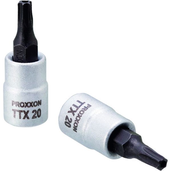 トルクス［［R下］］ビットソケット いじり止め穴付 TTX20