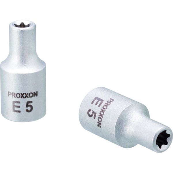 239-4702  E型トルクスビットソケット 1/4” E5