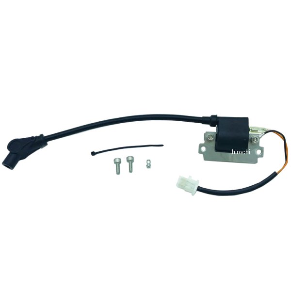 レーシングIGコイル スピードプロツインシリコンプラグコード付 92年以前 SR400/500 キャップ有 黒