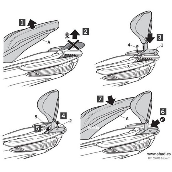 バックレスト 11年 ピアジオ MP3