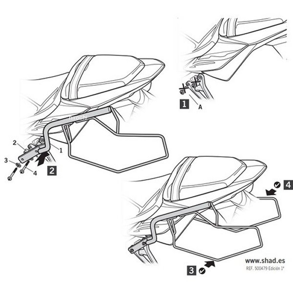サドルバックサポートキット 11年 GSR750