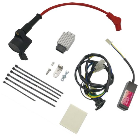 スーパーイグニッションコイルキット プラグコード付き 10年-17年 SR400 赤