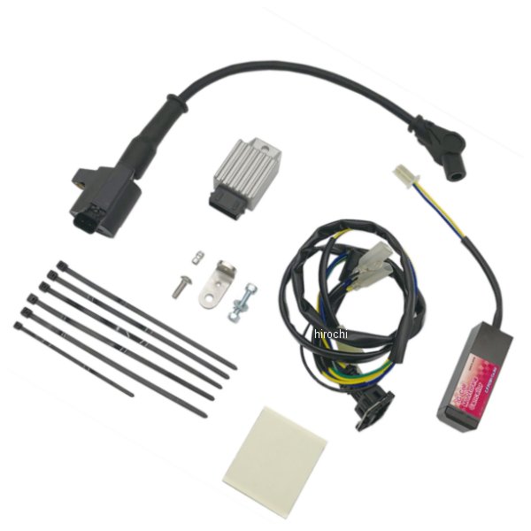 スーパーイグニッションコイルキット プラグコード付き 10年-17年 SR400 黒