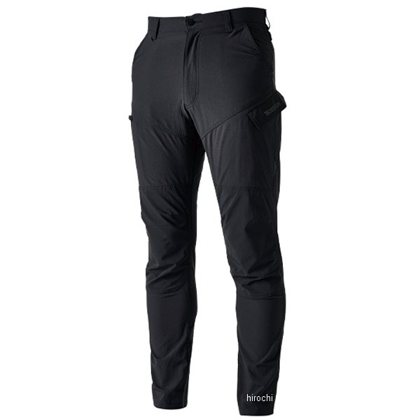 TS 4D ナイロンドッツライダーメンズワークカーゴパンツ 黒/黒