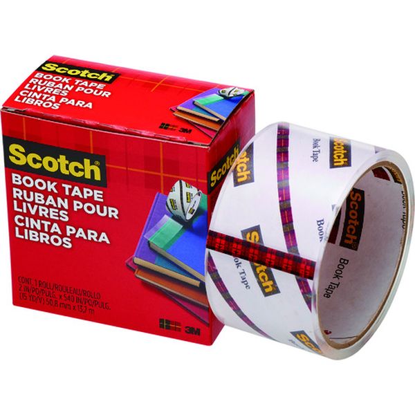 84550 431-1957  透明ブックテープ厚手 50.8mmX13.7m