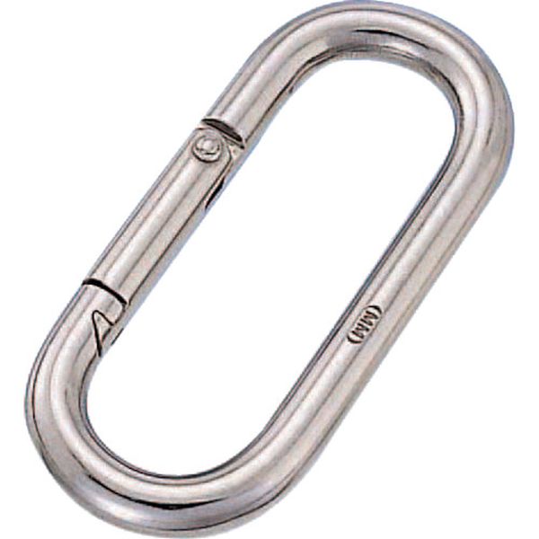 B153  ステンレス プチカラビナ(スタンダード型) 線径6mm 長さ66mm