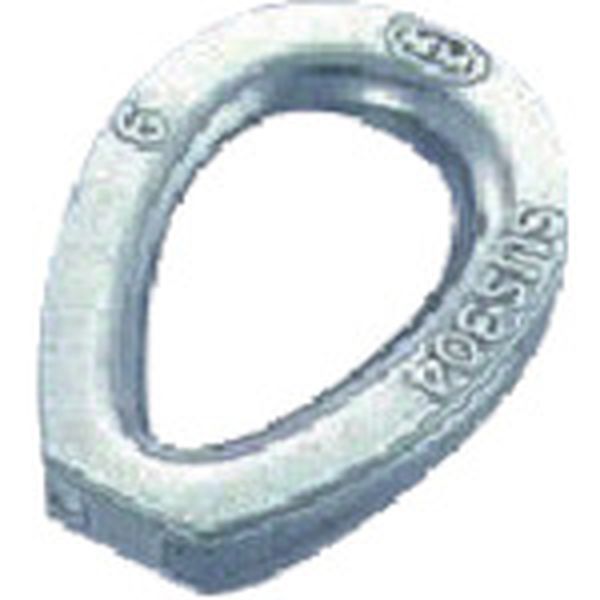 KS6 849-1754  フック ステンレス シンブル 使用ロープ径6mm