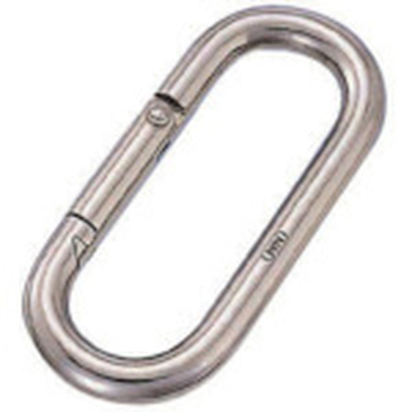 P5 849-2123  ステンレス プチカラビナ(スタンダード型) 線径5mm長さ58mm