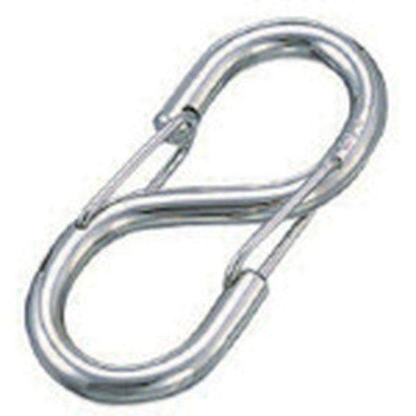 SF4 849-2670  ステンレス Sカンフック 線径4mm長さ44mm