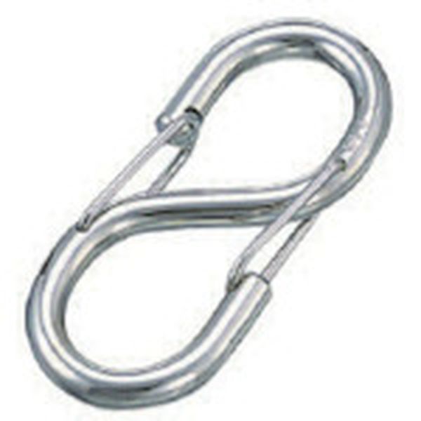 SF6 849-2672  ステンレス Sカンフック 線径6mm長さ75mm